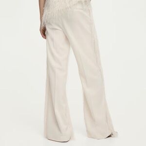 Elegant Cream Women's Pants